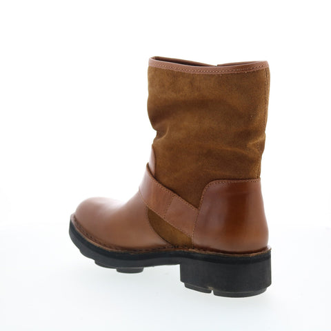 Fly London Naly NALY141FLY-003 Womens Brown Leather Casual Dress Boots