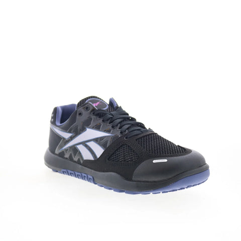 Reebok Nano 2.0 Womens Black Synthetic Lace Up Athletic Cross Training Shoes