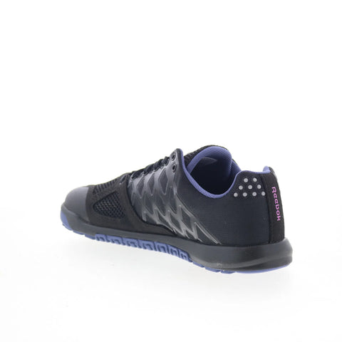 Reebok Nano 2.0 Womens Black Synthetic Lace Up Athletic Cross Training Shoes
