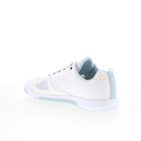 Reebok Nano 2.0 Mens White Leather Lace Up Athletic Cross Training Shoes