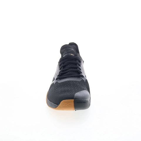Reebok Nano Court Mens Black Mesh Lace Up Athletic Tennis Shoes