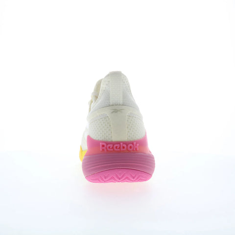 Reebok Nano Court Womens Beige Canvas Lace Up Athletic Tennis Shoes