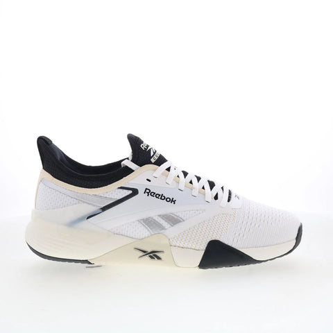 Reebok Nano Court Mens White Mesh Lace Up Athletic Tennis Shoes
