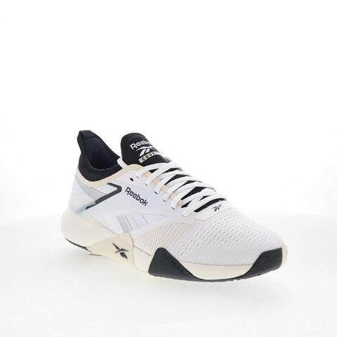 Reebok Nano Court Mens White Mesh Lace Up Athletic Tennis Shoes