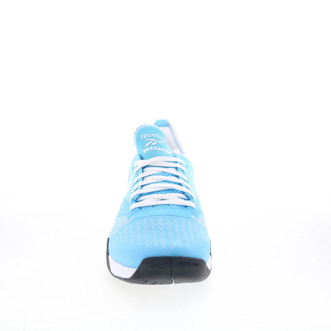 Reebok Nano Court Mens Blue Mesh Lace Up Athletic Tennis Shoes
