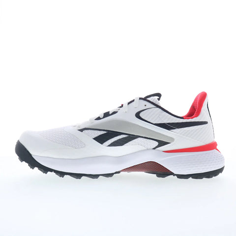 Reebok Nano Golf Mens White Canvas Lace Up Athletic Golf Shoes