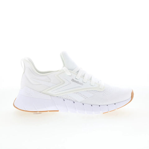 Reebok Nano Gym Womens White Canvas Lace Up Athletic Cross Training Shoes