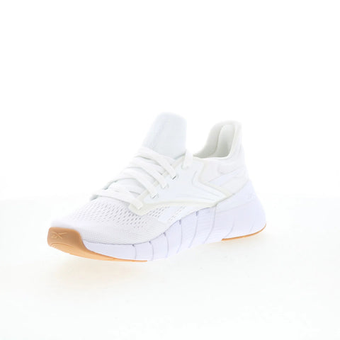 Reebok Nano Gym Womens White Canvas Lace Up Athletic Cross Training Shoes