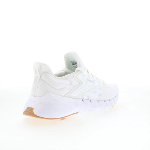 Reebok Nano Gym Womens White Canvas Lace Up Athletic Cross Training Shoes