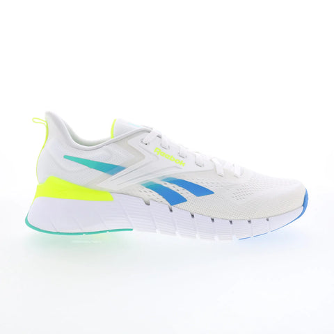 Reebok Nano Gym Mens White Mesh Lace Up Athletic Cross Training Shoes