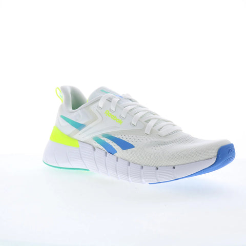 Reebok Nano Gym Mens White Mesh Lace Up Athletic Cross Training Shoes