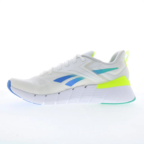 Reebok Nano Gym Mens White Mesh Lace Up Athletic Cross Training Shoes