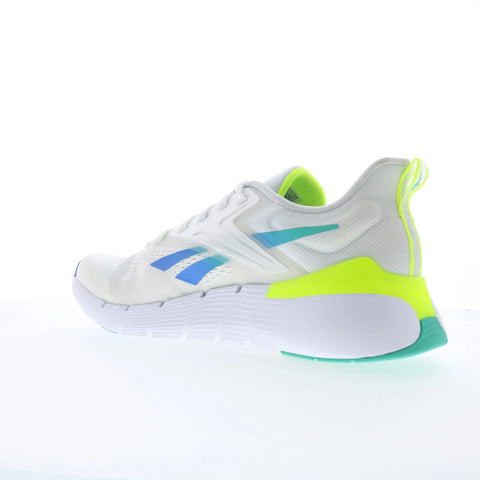 Reebok Nano Gym Mens White Mesh Lace Up Athletic Cross Training Shoes