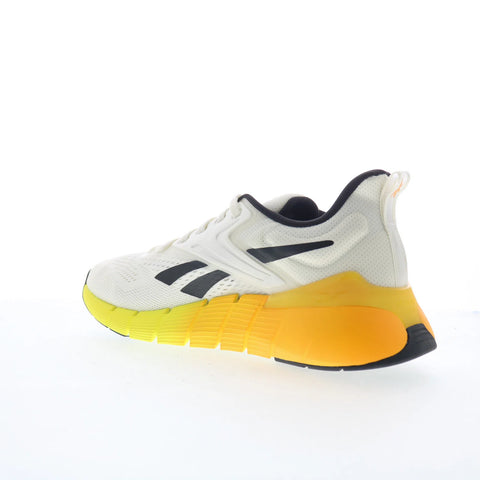 Reebok Nano Gym Mens White Mesh Lace Up Athletic Cross Training Shoes