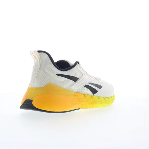Reebok Nano Gym Mens White Mesh Lace Up Athletic Cross Training Shoes