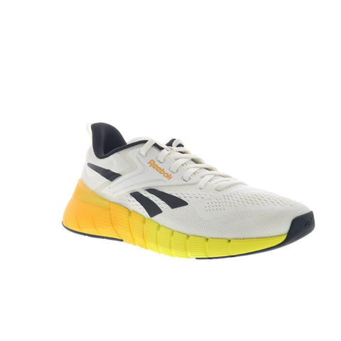 Reebok Nano Gym Mens White Mesh Lace Up Athletic Cross Training Shoes