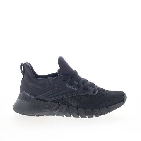 Reebok Nano Gym Womens Black Canvas Lace Up Athletic Cross Training Shoes