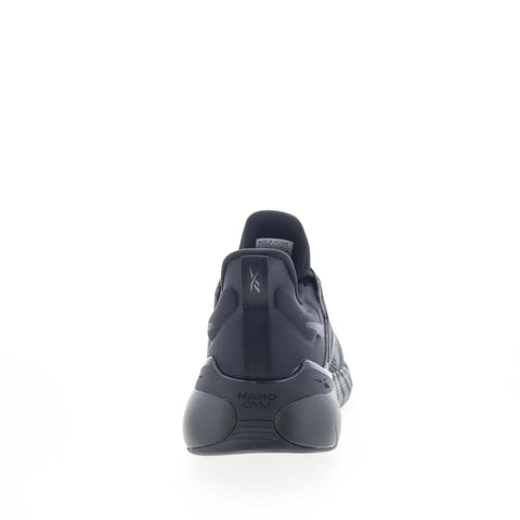 Reebok Nano Gym Womens Black Canvas Lace Up Athletic Cross Training Shoes