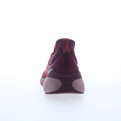 Reebok Nano Gym Womens Red Canvas Lace Up Athletic Cross Training Shoes