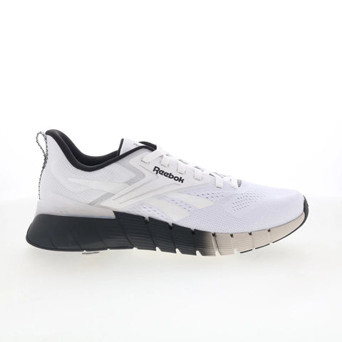 Reebok Nano Gym Mens White Mesh Lace Up Athletic Cross Training Shoes