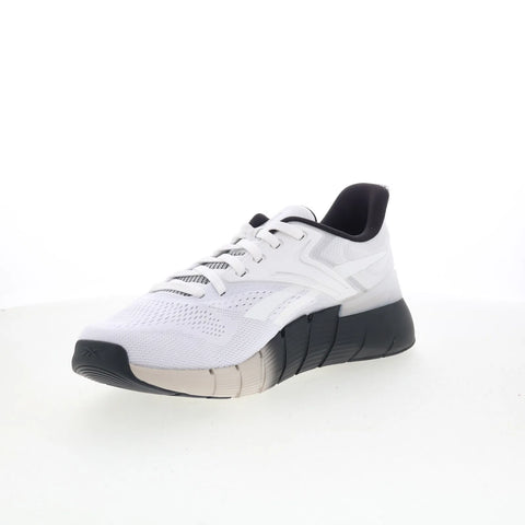 Reebok Nano Gym Mens White Mesh Lace Up Athletic Cross Training Shoes