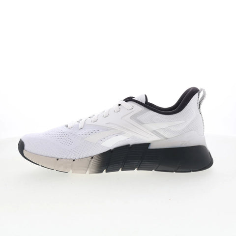 Reebok Nano Gym Mens White Mesh Lace Up Athletic Cross Training Shoes