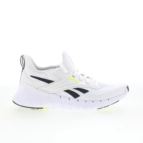 Reebok Nano Gym Womens White Canvas Lace Up Athletic Cross Training Shoes