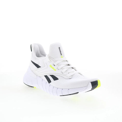 Reebok Nano Gym Womens White Canvas Lace Up Athletic Cross Training Shoes