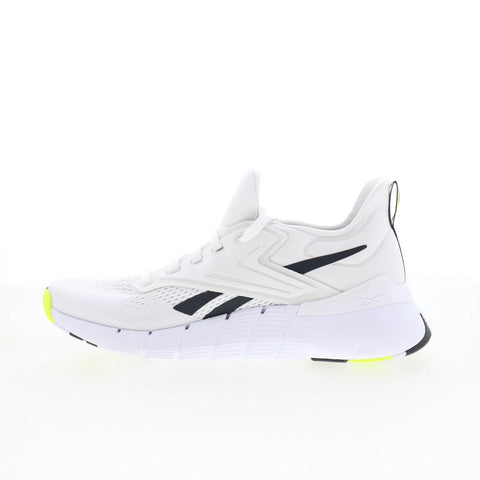 Reebok Nano Gym Womens White Canvas Lace Up Athletic Cross Training Shoes
