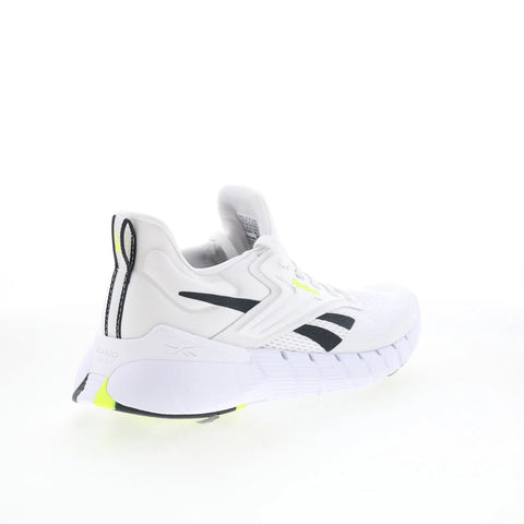 Reebok Nano Gym Womens White Canvas Lace Up Athletic Cross Training Shoes
