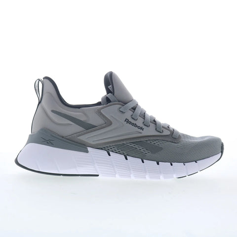 Reebok Nano Gym Womens Gray Canvas Lace Up Athletic Cross Training Shoes