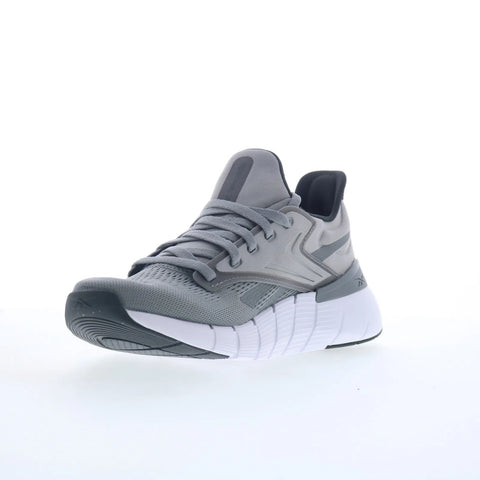 Reebok Nano Gym Womens Gray Canvas Lace Up Athletic Cross Training Shoes