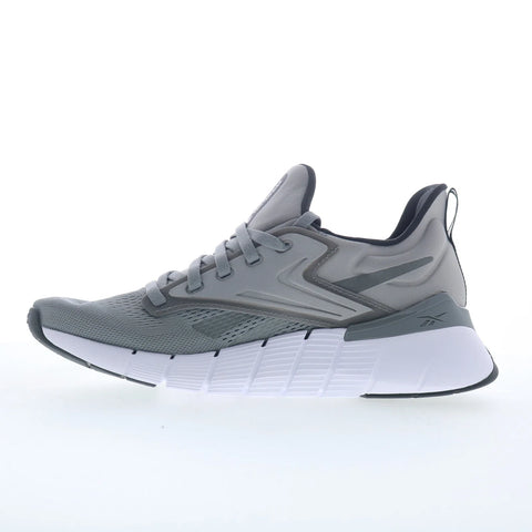Reebok Nano Gym Womens Gray Canvas Lace Up Athletic Cross Training Shoes