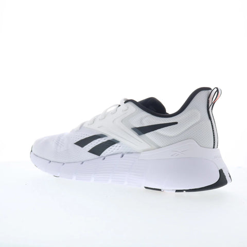 Reebok Nano Gym Mens White Mesh Lace Up Athletic Cross Training Shoes