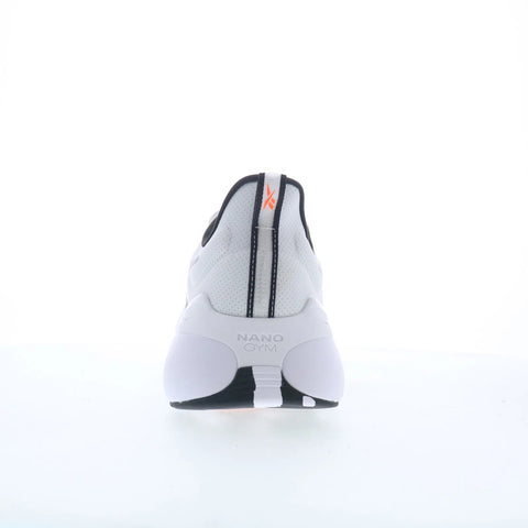 Reebok Nano Gym Mens White Mesh Lace Up Athletic Cross Training Shoes