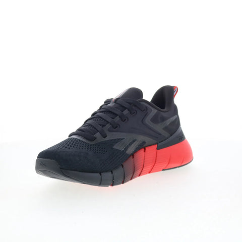 Reebok Nano Gym Mens Black Mesh Lace Up Athletic Cross Training Shoes