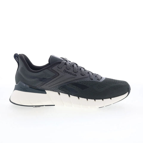 Reebok Nano Gym Mens Black Mesh Lace Up Athletic Cross Training Shoes