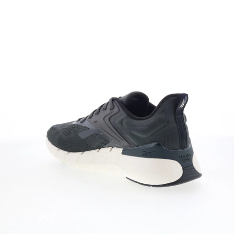 Reebok Nano Gym Mens Black Mesh Lace Up Athletic Cross Training Shoes