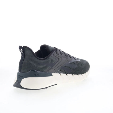 Reebok Nano Gym Mens Black Mesh Lace Up Athletic Cross Training Shoes