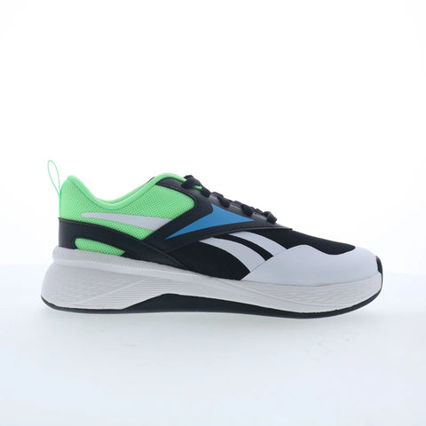 Reebok Nano Play Kids Black Mesh Lace Up Lifestyle Sneakers Shoes