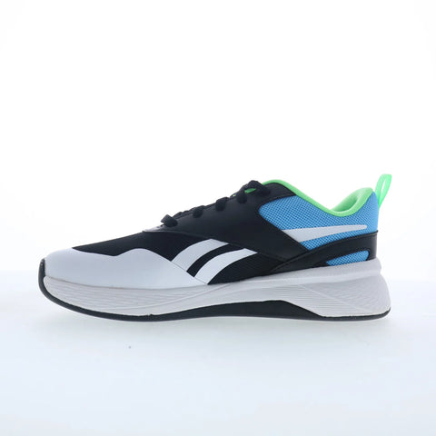 Reebok Nano Play Kids Black Mesh Lace Up Lifestyle Sneakers Shoes