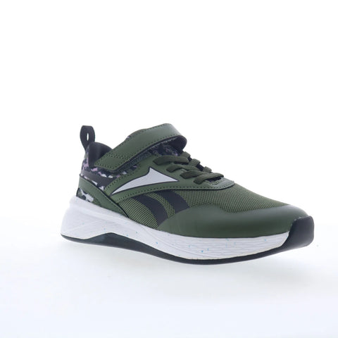 Reebok Nano Play Stretch Lace Strap Kids Green Lifestyle Sneakers Shoes