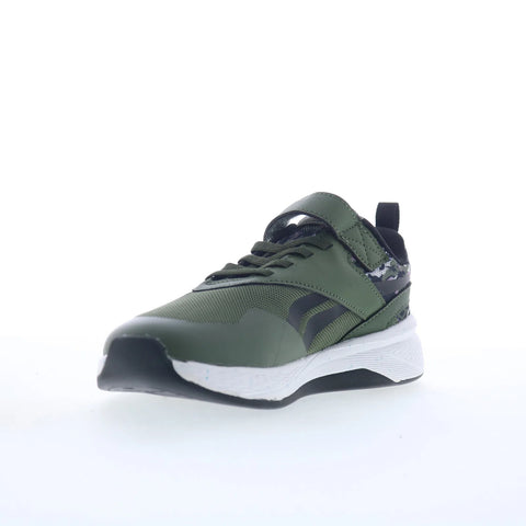 Reebok Nano Play Stretch Lace Strap Kids Green Lifestyle Sneakers Shoes
