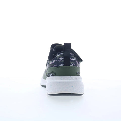 Reebok Nano Play Stretch Lace Strap Kids Green Lifestyle Sneakers Shoes