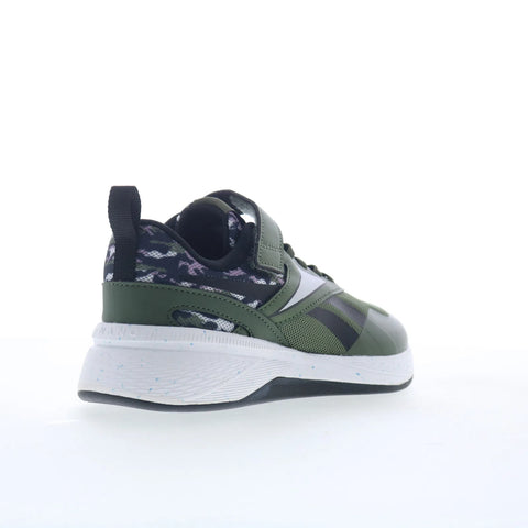 Reebok Nano Play Stretch Lace Strap Kids Green Lifestyle Sneakers Shoes