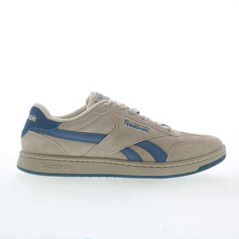 Reebok Forte Lounger Mens Gray Suede Lace Up Lifestyle Sneakers Shoes