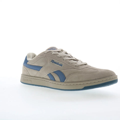 Reebok Forte Lounger Mens Gray Suede Lace Up Lifestyle Sneakers Shoes