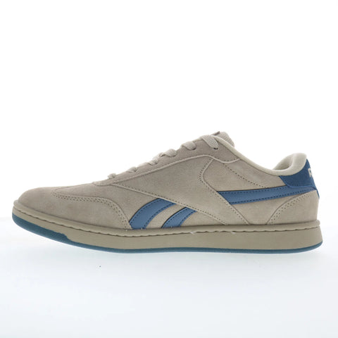 Reebok Forte Lounger Mens Gray Suede Lace Up Lifestyle Sneakers Shoes