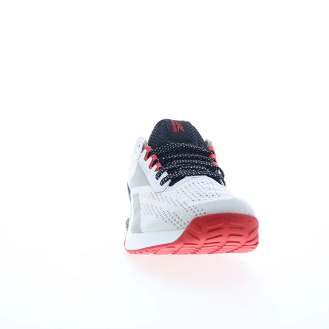 Reebok Nano X1 Mens White Canvas Lace Up Athletic Cross Training Shoes