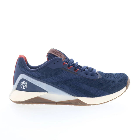 Reebok Nano X1 Womens Blue Mesh Lace Up Athletic Cross Training Shoes